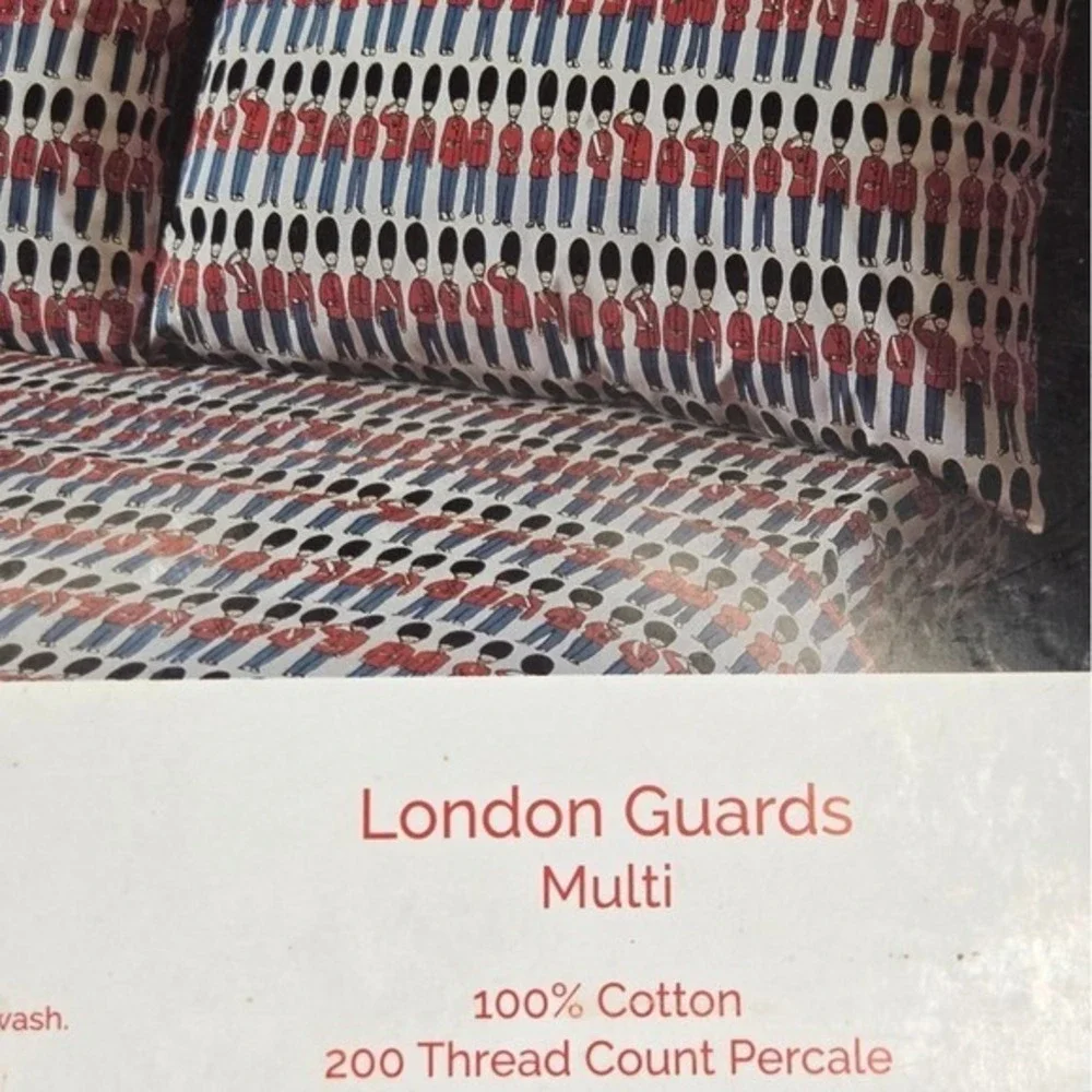Cath‎ Kidston London Nutcracker Soldier Drummer Boy Pillowcase Set